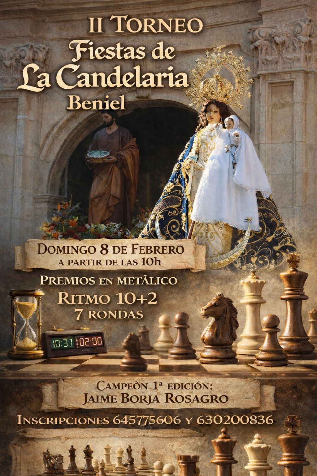 Cartel fiestas de la Candelaria Beniel