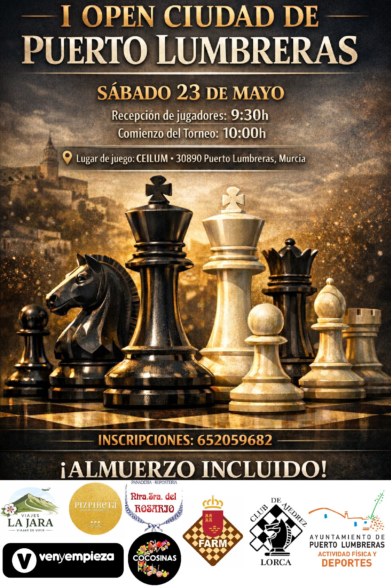 I OPEN DE AJEDREZ CIUDAD DE PUERTO LUMBRERAS