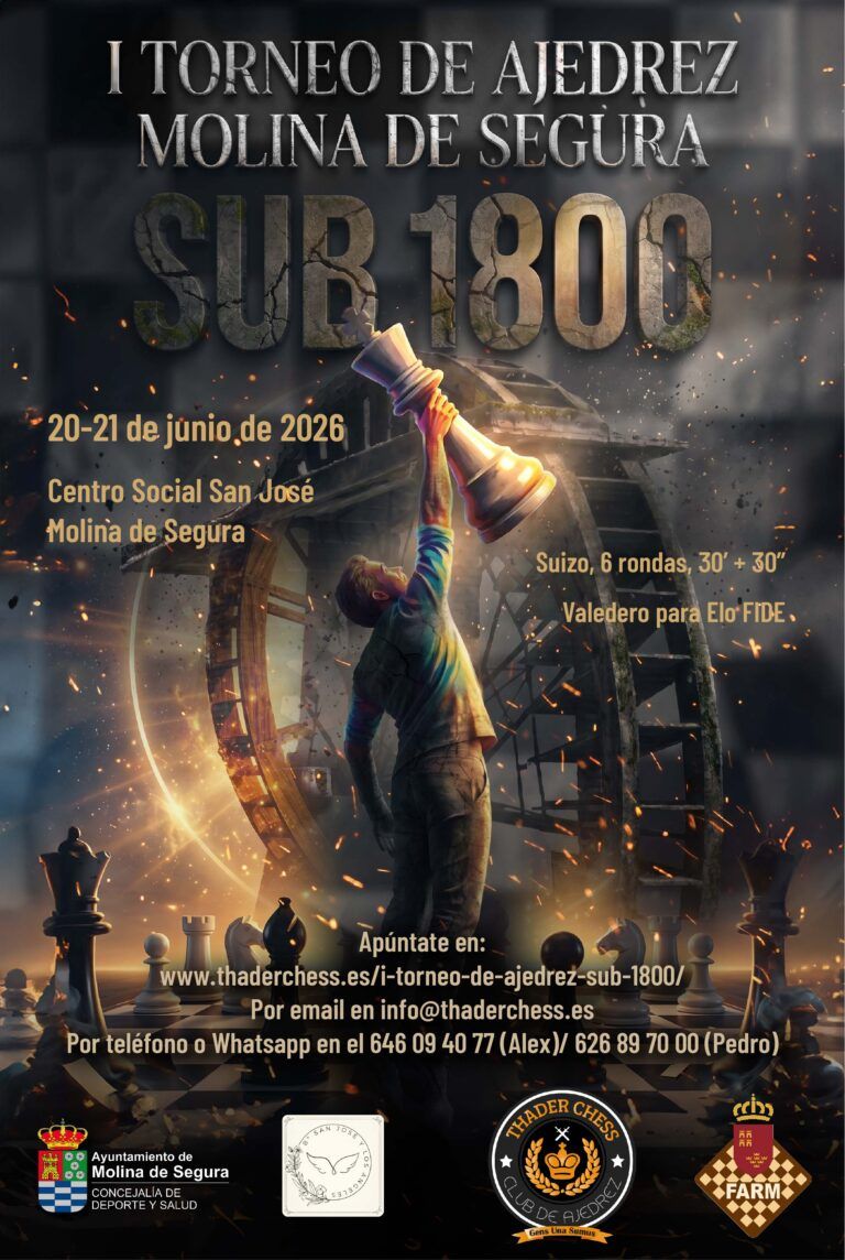 I Torneo de Ajedrez Sub-1800 Molina de Segura