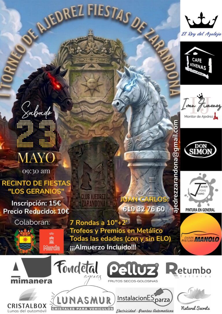 I Torneo de Ajedrez Fiestas de Zarandona