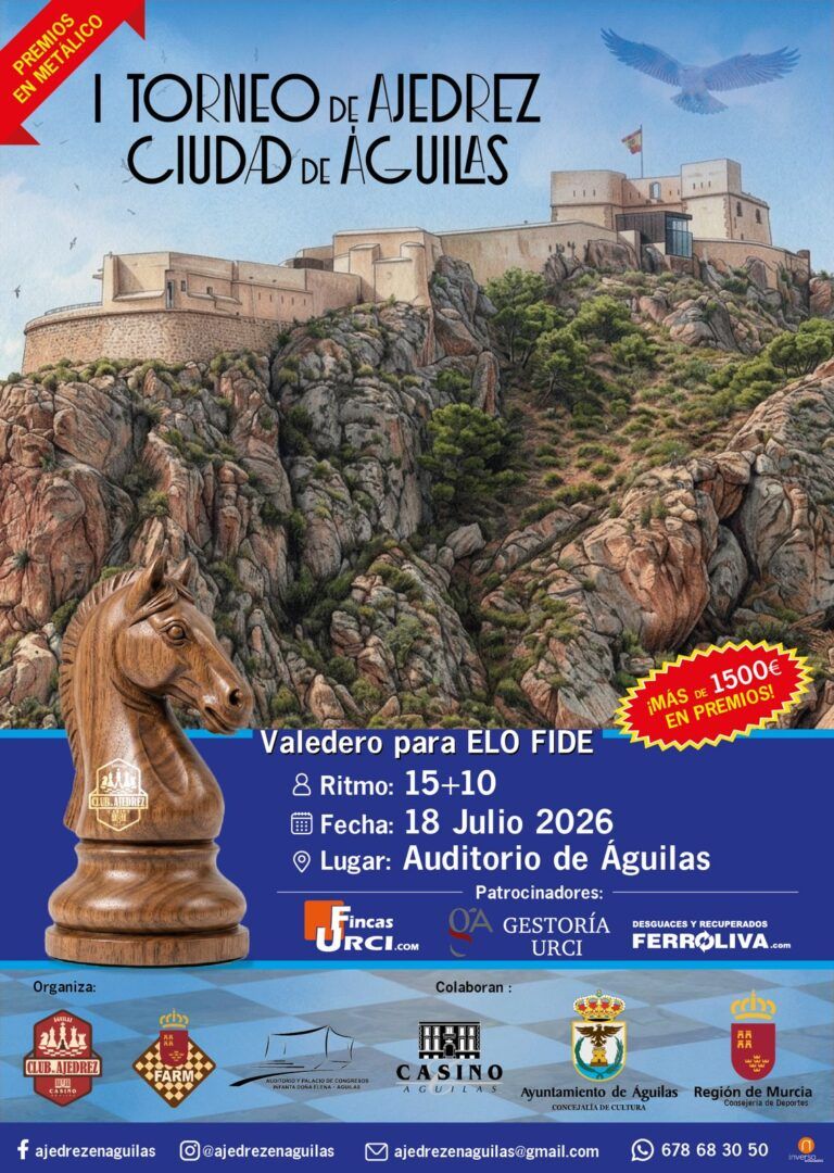 I Torneo de Ajedrez Ciudad de Águilas