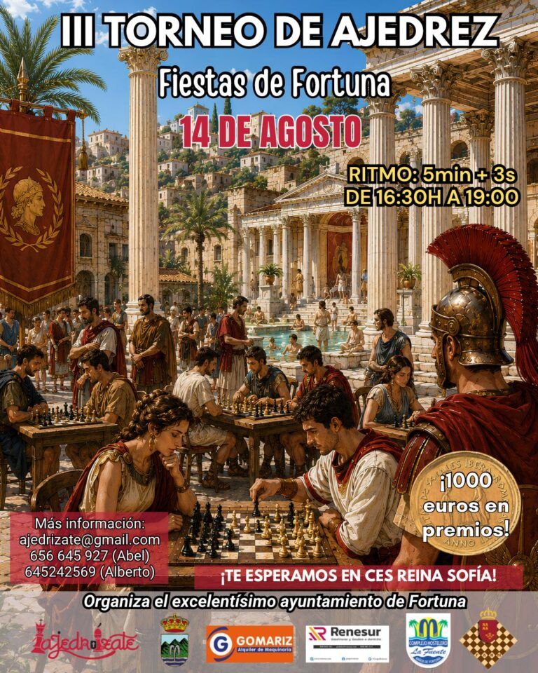 III Torneo de Ajedrez Fiestas de Fortuna