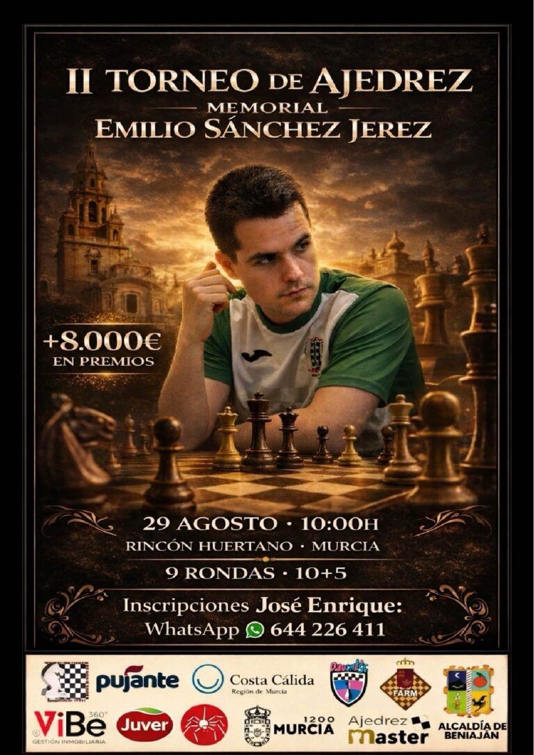 II Torneo de Ajedrez Memorial Emilio Sánchez Jerez