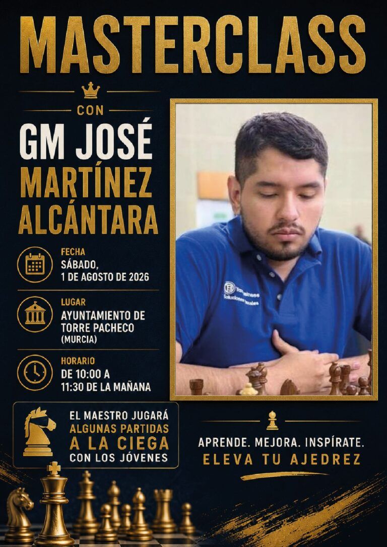 Masterclass con GM José Martínez Alcántara