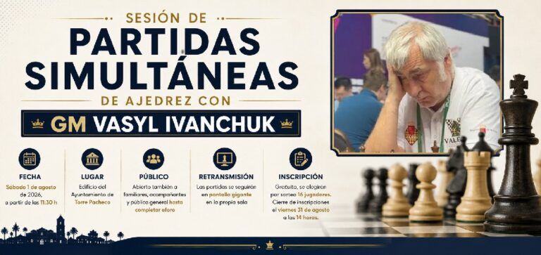 Simultáneas con el GM Vasyl Ivanchuk